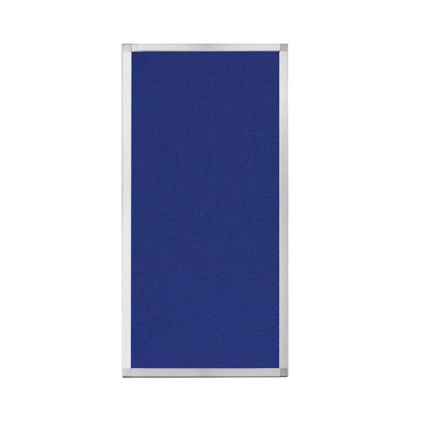 Hush Panel Configurable Cubicle Partition 2' x 4' Royal Blue Fabric